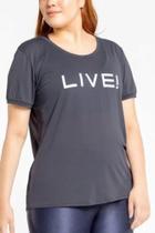 Live T-shirt Live Holographic Plus Size 84047