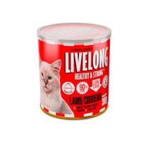 Livelong gatos lata cordeiro 300g