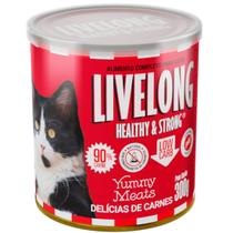Livelong gatos lt del. carne 300g - un