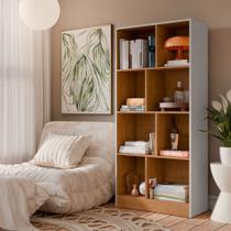 Livreiro Estante Rios Estudos Armario Multiuso Com Prateleiras Organizadora Para Livros