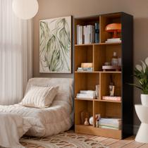 Livreiro Estante Rios Estudos Armario Multiuso Com Prateleiras Organizadora Para Livros