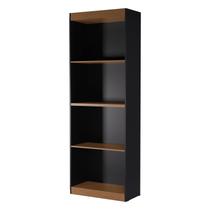 Livreiro Flex - Armário Multiuso - Preto/Nature Livreiro Flex - Armário Multiuso - Preto/Nature