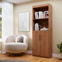 Livreiro flex multiuso horizontal ou vertical com 2 portas