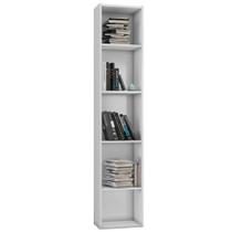 Livreiro Keller Multiuso 4 Prateleiras Nichos Branco - Bela Móveis