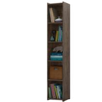 Livreiro Multiuso 4 Prateleiras Castanho Malasia Casa Mobilia