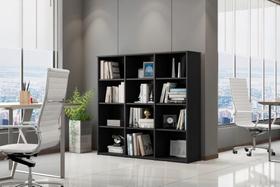 Livreiro Multiuso 9 Prateleiras Preto Trinidad Bela Casa Livreiro Multiuso 9 Prateleiras Preto Trinidad Bela Casa