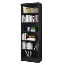 Livreiro Multiuso Linus Preto Fosco - Qmovi Livreiro Multiuso Linus Preto Fosco - Qmovi