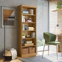 Livreiro Multiuso Organizador com 6 Prateleiras Freijo Qmovi Livreiro Multiuso Organizador com 6 Prateleiras Freijo Qmovi