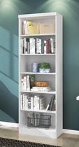 Livreiro Multiuso S/Pts Branco 1404 - Qmovi