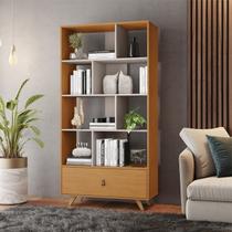 Livreiro Office 1 Gaveta Giga Amarelo/Cinamomo/Off White Livreiro Office 1 Gaveta Giga Amarelo/Cinamomo/Off White