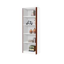 Livreiro Office Multiuso Organizador Escritório Casa Nature Branco Livreiro Office Multiuso Organizador Escritório Casa Nature Branco