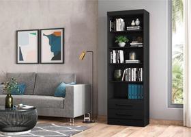 Livreiro Oslo com Prateleiras para Livros Branco (2 Unidades) Livreiro Oslo com Prateleiras para Livros Branco (2 Unidades)