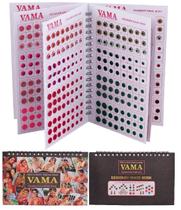 Livreto Bindi VAMA 948 Livro Fancy Bindi com glitter e diamante Livreto Bindi VAMA 948 Livro Fancy Bindi com glitter e diamante