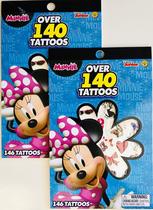 Livretos de tatuagens temporárias Disney Junior Minnie Mouse Livretos de tatuagens temporárias Disney Junior Minnie Mouse