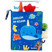 Livrinho de Atividades Fundo do Mar Sensorial Infantil Buba