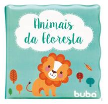 Livrinho de Banho Conhecendo Animais Floresta Brinquedo Bebe