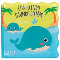 Livrinho de Banho para Bebê PVC Impermeável Buba Conhecendo o Fundo do Mar Colorido