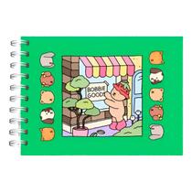 Livrinho para Pintar Capa Dura Verde 50 Páginas Bobbie Goods Livrinho para Pintar Capa Dura Verde 50 Páginas Bobbie Goods