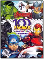 Livro: 100 Páginas p/ Colorir e Aprender - Marvel - Avengers - Bicho Esperto