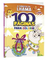Livro: 100 Páginas para Colorir - A Turminha da Lhama - Bicho Esperto