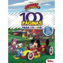 Livro - 100 Páginas Para Colorir Disney - Mickey - Autor: Jefferson Ferreira - Capa Mole
