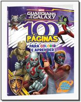 Livro 100 Páginas Para Colorir Marvel - Guardiões Da Galaxya - Bicho Esperto -