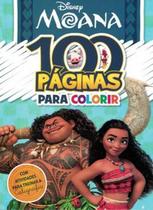 Livro 100 Páginas Para Colorir Moana - Bicho Esperto