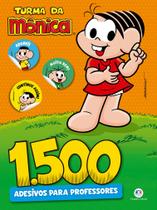 Livro - 1500 adesivos para professores - Turma da Mônica