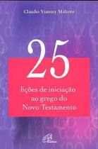Livro - 25 lições de iniciação ao grego do Novo Testamento