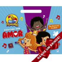 Livro 3 Palavrinhas - Colorindo com Amor Ciranda Cultural Crianças Infantil Evangélico Filhos Meninos Bebê Cristão Família Gospel Igreja Ministéri - Presente Aniversário História Bíblica Barato