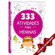 Livro 333 Atividades Para Meninas Little Pearl Books Crianças Filhos Infantil Desenho História Brincar Pintar Colorir - Igreja Cristã Amigo Evangélico