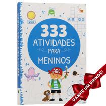 Livro 333 Atividades Para Meninos | Little Pearl Books Crianças Filhos Infantil Desenho História Brincar Pintar Colorir - Igreja Cristã Amigo Evangélico