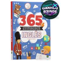 Livro 365 Atividades em Inglês Cristiane Castro Crianças Filhos Infantil Brasileitura História Brincar Pintar Colorir - Igreja Cristã Amigo Evangélico