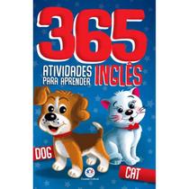 Livro 365 Atividades Para Aprender Inglês Crianças Filhos Infantil Desenho Ciranda Brincar Pintar Colorir Passatempos - Igreja Cristã Amigo Evangélico