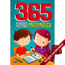Livro 365 Atividades Para Treinar Matemática Crianças Filhos Infantil Desenho História Brincar Pintar Colorir Passatempo - Igreja Cristã Amigo Evangélico