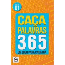 Livro 365 Caça Palavras Ed. 01 Passatempos Exercícios Mentais Memória, 288pgs