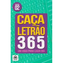 Livro 365 Caça Palavras Letrão Ed. 02 Passatempos Exercícios Mentais Memória, 288pgs - Editora Fernando