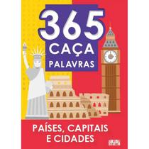 Livro 365 Caça-Palavras - Países, Capitais e Cidades Ciranda Cultural
