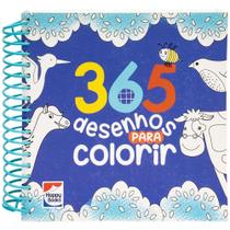 Livro - 365 Desenhos para Colorir Azul
