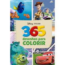 Livro - 365 desenhos para colorir Disney Pixar