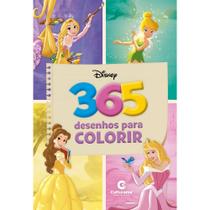 Livro - 365 Desenhos Para Colorir Disney Princesas e Fadas