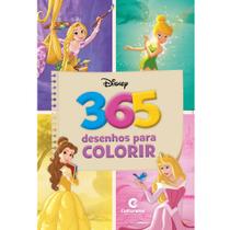 Livro - 365 desenhos para colorir Disney Princesas e fadas