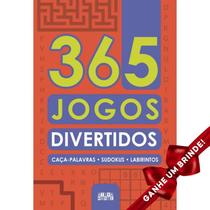Livro 365 Jogos Divertidos Crianças Filhos Infantil Desenho História Brincar Pintar Colorir Passatempos Divertidos - Igreja Cristã Amigo Evangélico