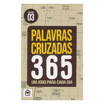 Livro 365 Palavras Cruzadas Ed. 03 Passatempos Exercícios Mentais Memória, 288pgs Livro 365 Palavras Cruzadas Ed. 03 Passatempos Exercícios Mentais Memória, 288pgs