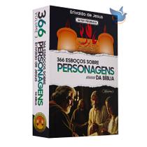 Livro 366 Esboços Sobre Personagens da Bíblia Volume 3 Erivaldo de Jesus
