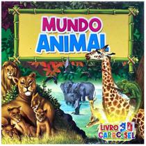 Livro 3D Carrossel - Mundo Animal - Pé da Letra