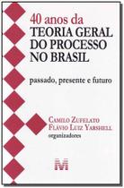 Livro - 40 anos da teoria geral do processo no Brasil - 1 ed./2013 Livro - 40 anos da teoria geral do processo no Brasil - 1 ed./2013