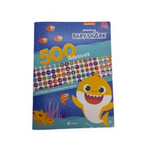 Livro 500 Adesivos Baby Shark - 1 unidade - Culturama - Rizzo