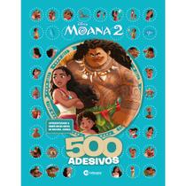 Livro - 500 adesivos Moana 2