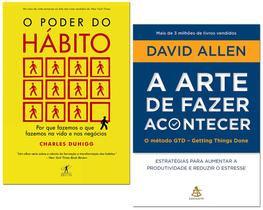 Livro A Arte De Fazer Acontecer + O Poder do Habito - Sextante e Objetiva